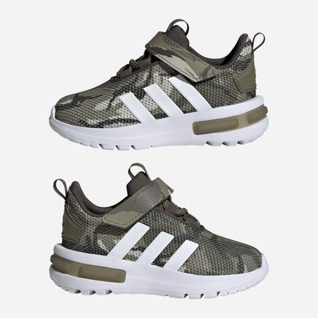 Дитячі кросівки для хлопчика adidas Racer Tr 23 El I ID8362 26.5 Хакі (4066759491298) - зображення 10