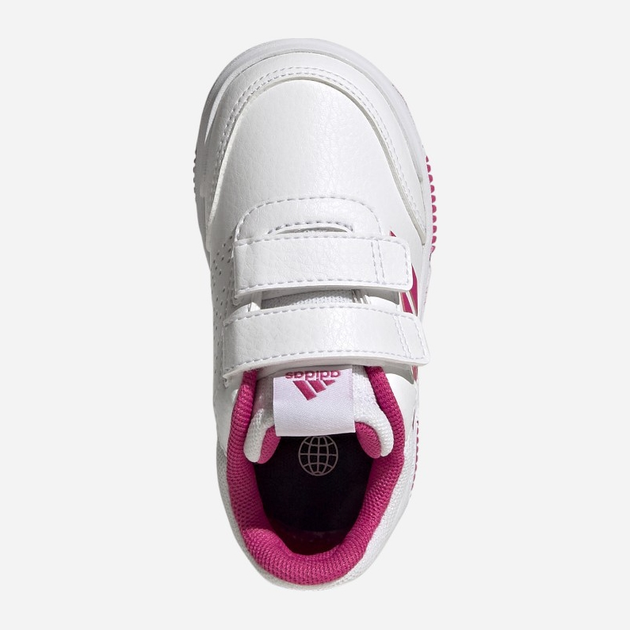 Sneakersy dziecięce dla dziewczynki na rzepy adidas Tensaur Sport 2.0 C GW6468 24 Białe (4065427760339) - obraz 6