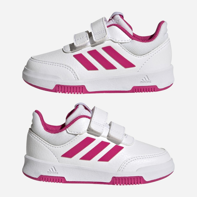 Sneakersy dziecięce dla dziewczynki na rzepy adidas Tensaur Sport 2.0 C GW6468 23 Białe (4065427760346) - obraz 10