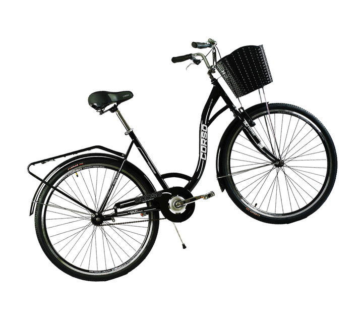 Велосипед міський Corso Fortuna 28" рама 20" чорний FR-6788 - Фото 2 Велосипед міський Corso Fortuna 28" рама 20" чорний FR-6788 - зображення 2
