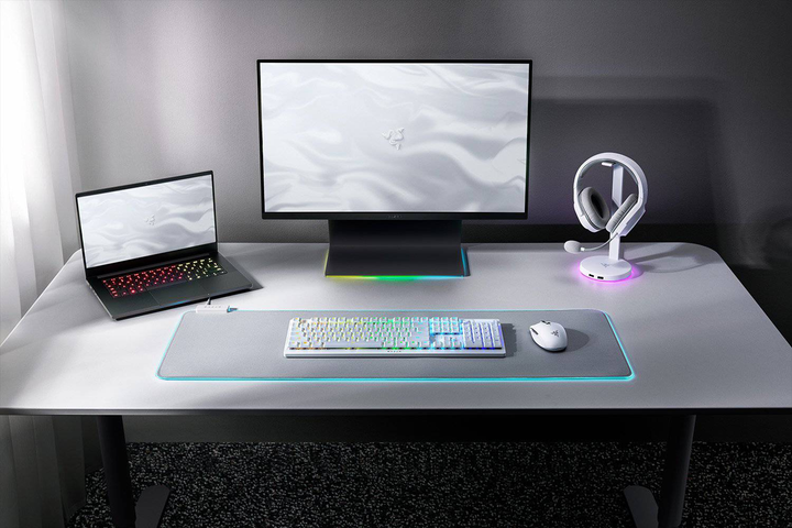Клавіатура бездротова Razer Deathstalker V2 Pro Purple Switch US layout White (RZ03-04363500-R3M1) - зображення 5
