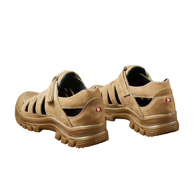 Тактичні сандалі літні кросівки PAV 191 Silver койот шкіряні сітка 44 - зображення 2