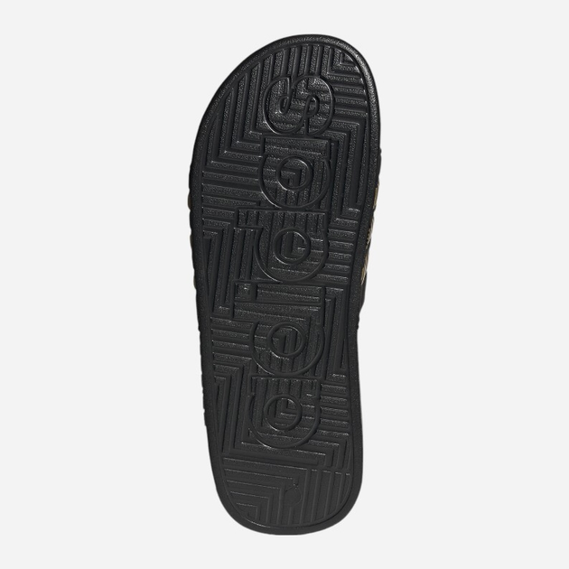 Klapki basenowe męskie Adidas Adissage EG6517 43 Czarne z złocistym (4062051869490) - obraz 7