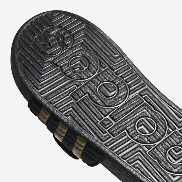 Klapki basenowe męskie Adidas Adissage EG6517 43 Czarne z złocistym (4062051869490) - obraz 10