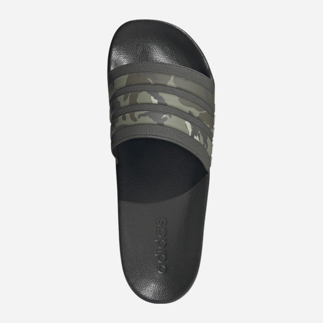 Klapki basenowe damskie adidas Adilette Shower IG3683 37 Czarne z khaki (4066765052353) - obraz 5