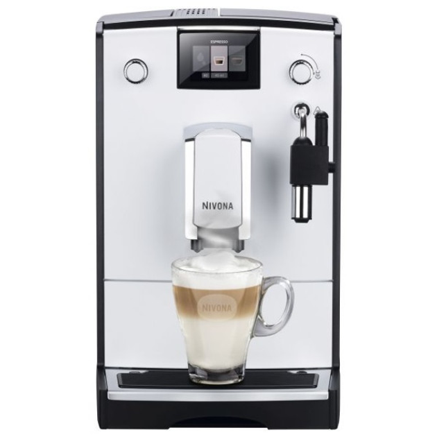 Nivona Кавомашина CafeRomatica, 2,2л, зерно+мелена, ручний капуч, авторецептів -5, сіро-чорний - изображение 1