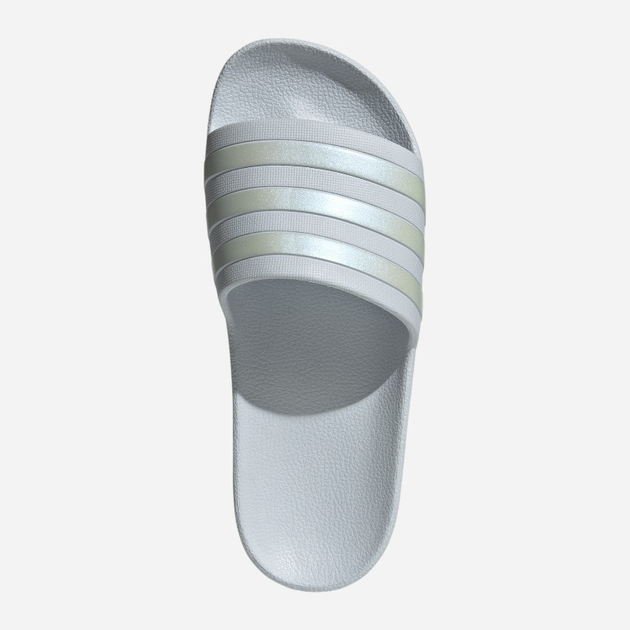 Жіночі шльопанці для пляжу adidas Adilette Aqua IF0894 38 Сірі з золотистим (4066765076182) - зображення 5