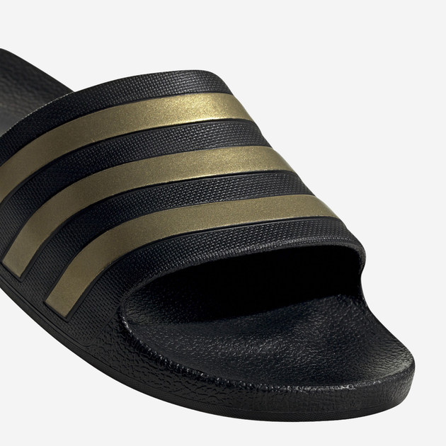 Klapki basenowe damskie adidas Adilette Aqua EG1758 37 Czarne z złocistym (4062051398006) - obraz 7