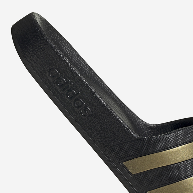 Klapki basenowe damskie adidas Adilette Aqua EG1758 37 Czarne z złocistym (4062051398006) - obraz 9