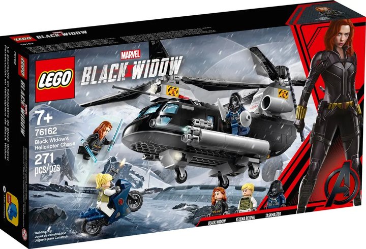 Конструктор Lego Marvel Avengers Чорна вдова і погоня за вертольотом 271 деталь (76162) - зображення 1