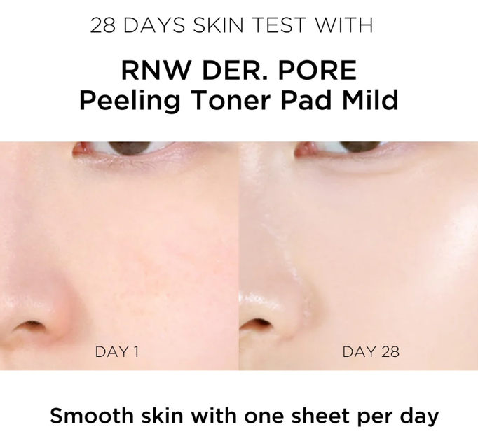Відлущувальні пади для обличчя RNW PEELING TONER PAD MILD 60 шт - зображення 6