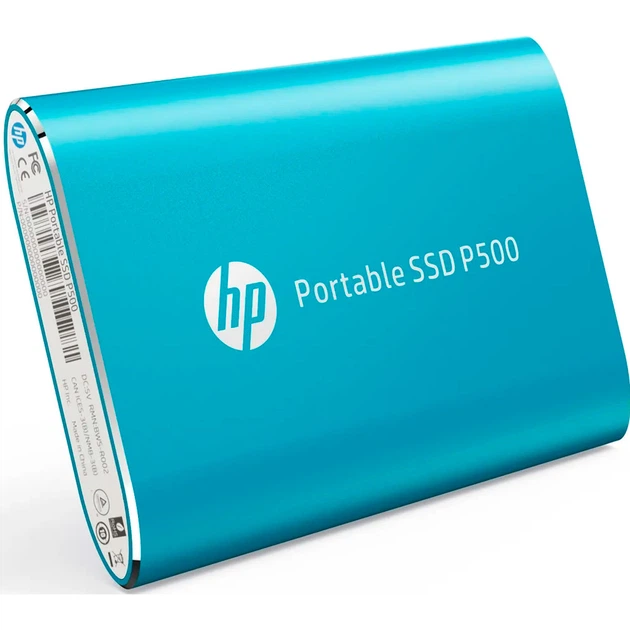 Внешний SSD накопитель HP P500 500 GB Blue (7PD54AA) [105551] - изображение 3