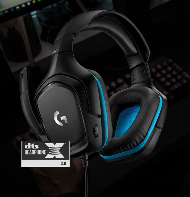 Навушники Logitech G432 Black (981-000770) - Фото 9 Навушники Logitech G432 Black (981-000770) - изображение 9