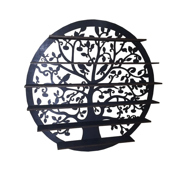 Полка для лаков DecorWood 60х60 см Черный - Фото 1 Полка для лаков DecorWood 60х60 см Черный - изображение 1