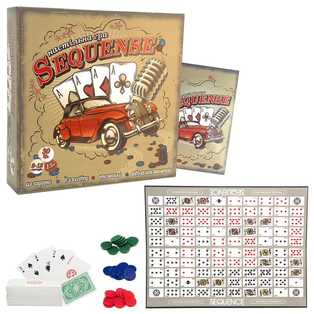 Настольная игра Стратег Sequence (Сиквенс) (30361) – фото, отзывы ...