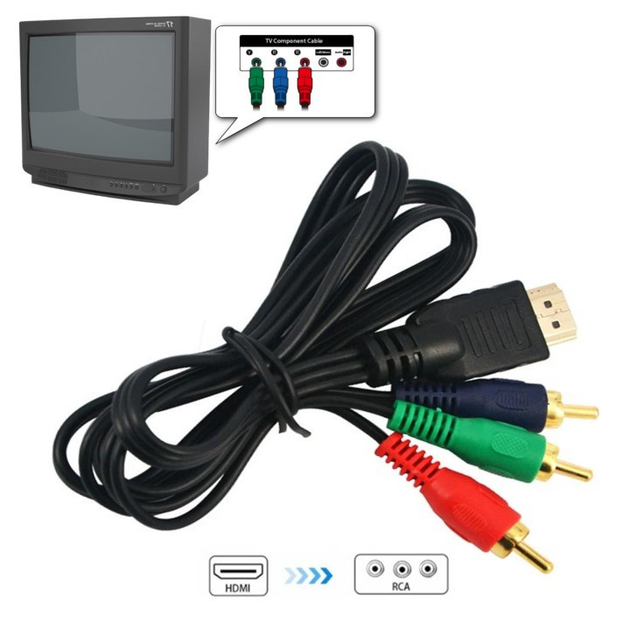 Кабель HDMI - 3RCA RGB 100 cm – фото, відгуки, характеристики в ...