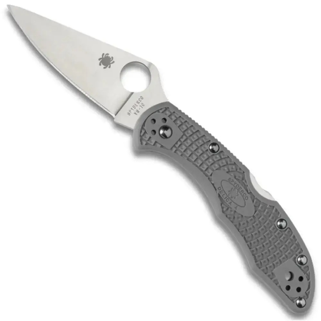 Нож Spyderco Delica 4 Flat Ground Черный (1013-87.01.35) - изображение 2