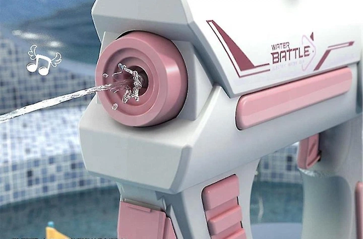 Аккумуляторный водный пистолет Water Space Gun розовый - Фото 9 Аккумуляторный водный пистолет Water Space Gun розовый - изображение 9