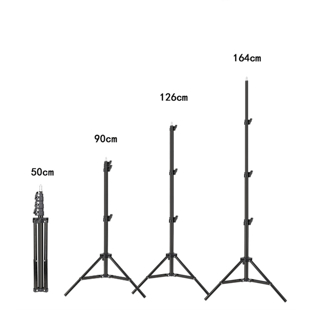 Селфи лампа и LED освещением Tripod Stand Plug Powered 14" ZM336 3200-5600K высота штатива 180 см 6Вт - изображение 5