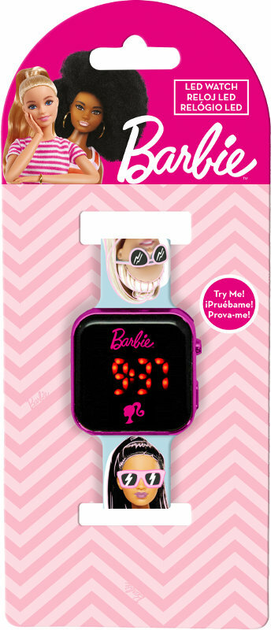 Zegarek cyfrowy Kids Euroswan LED Barbie BB00033 (8435507883375) - obraz 1
