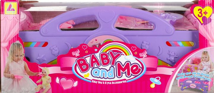 Łóżko dla lalek Mega Creative Baby and Me z akcesoriami (5908275125259) - obraz 10