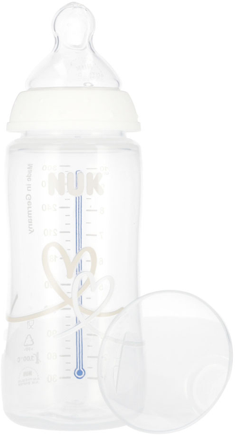 Butelka do karmienia Nuk First Choice ze wskaźnikiem temperatury 6-18 miesięcy Biała 300 ml (4008600441038) - obraz 2