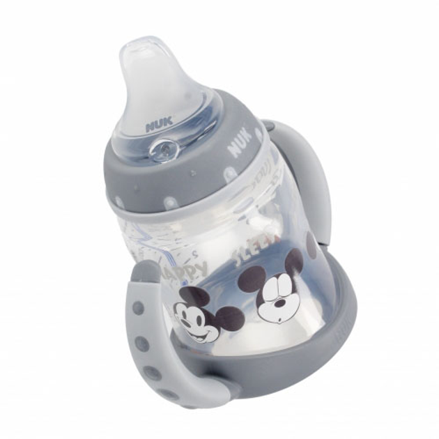 Пляшечка для годування Nuk First Choice Learning Bottle Mickey Сіра 150 мл (4008600382720) - зображення 3