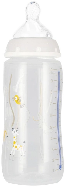 Пляшечка для годування Nuk First Choice Animals з індикатором температури Сіра 300 мл (4008600441045) - зображення 2