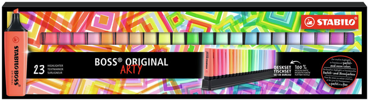 Zestaw markerów Stabilo Boss Original Highlighters Pastel 23 szt (4006381577847) - obraz 1