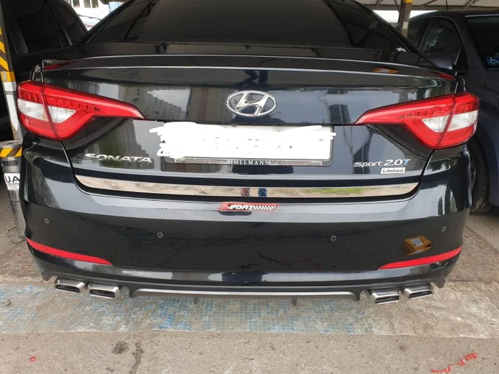 Хром накладка полоса (сабля) на крышку багажника Hyundai Sonata 2014-2016 г. - Фото 1 Хром накладка полоса (сабля) на крышку багажника Hyundai Sonata 2014-2016 г. - изображение 1