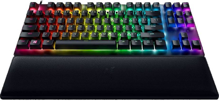 Клавіатура дротова Razer Huntsman V2 Tenkeyless Optical Clicky Purple Switch US Layout Black (RZ03-03940300-R3M1) - зображення 2