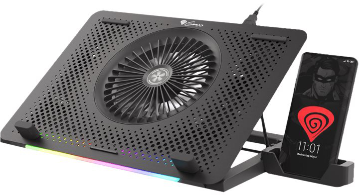 Podkładka chłodząca do laptopa Genesis OXID 450 Black (NHG-1678) - obraz 3