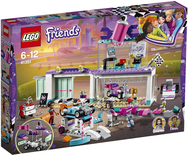 Zestaw konstrukcyjny LEGO Friends Warsztat samochodowy 413 elementów (41351) - obraz 1