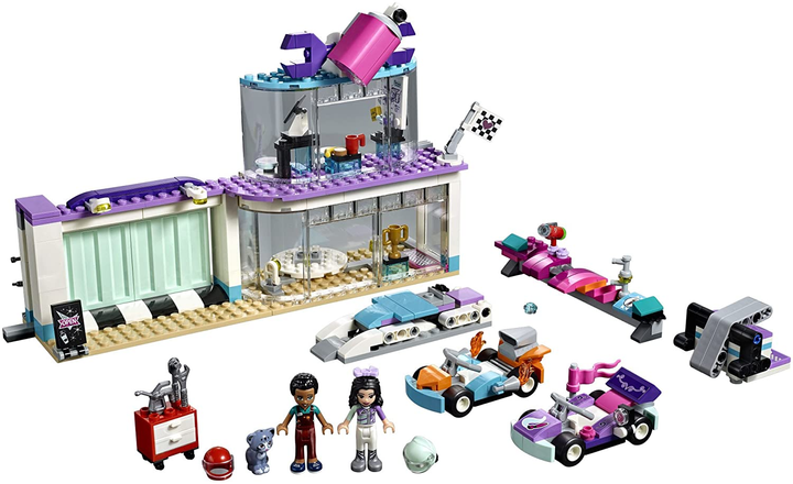 Zestaw konstrukcyjny LEGO Friends Warsztat samochodowy 413 elementów (41351) - obraz 2