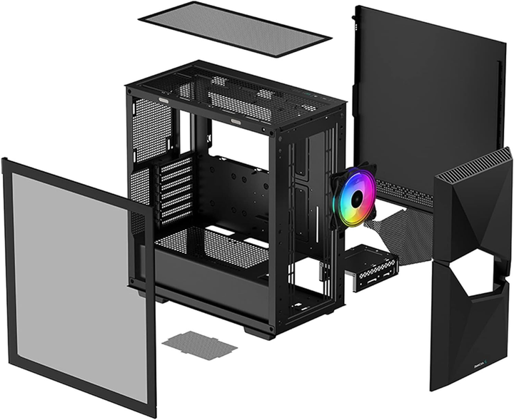 Корпус DeepCool Cyclops Black (R-BKAAE1-C-1) - изображение 11