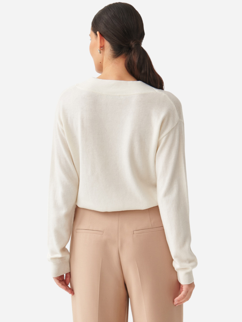 Пуловер жіночий Tatuum Kaszmi T2401.090 L Білий (5900142299902) - зображення 2