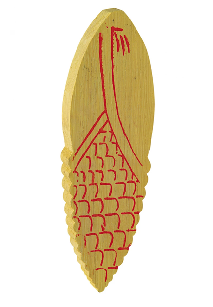 Іграшка для гризунів Ferplast PA 4754 Wooden Rabbit Gnaws Кукурудза 17х5 см 84754799 - зображення 2