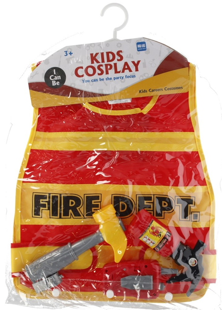 Zestaw strażaka Mega Creative Kids Cosplay 5 elementów (5908275174042) - obraz 1