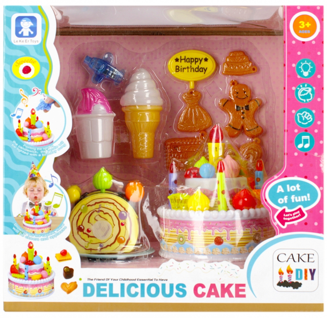 Zestaw kuchenny do zabawy Mega Creative Cake with Kitchen Appliances and Music (5903246481662) - obraz 1
