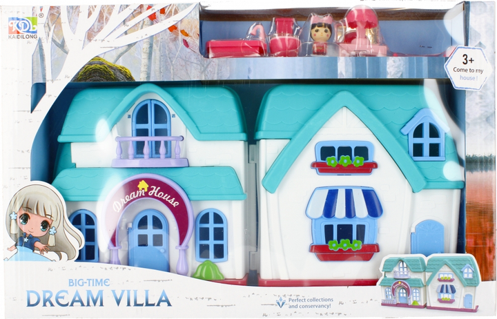 Domek dla lalek Mega Creative Dream Villa (5904335851847) - obraz 1