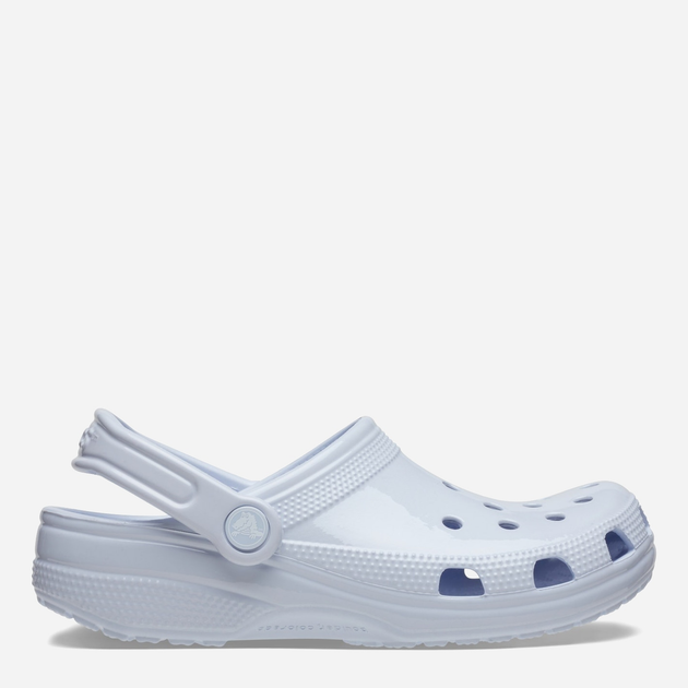 Акція на Жіночі крокси Crocs Classic High Shine Clog 209609-5AF 38-39 (M6/W8) 24 см Світло-блакитні від Rozetka