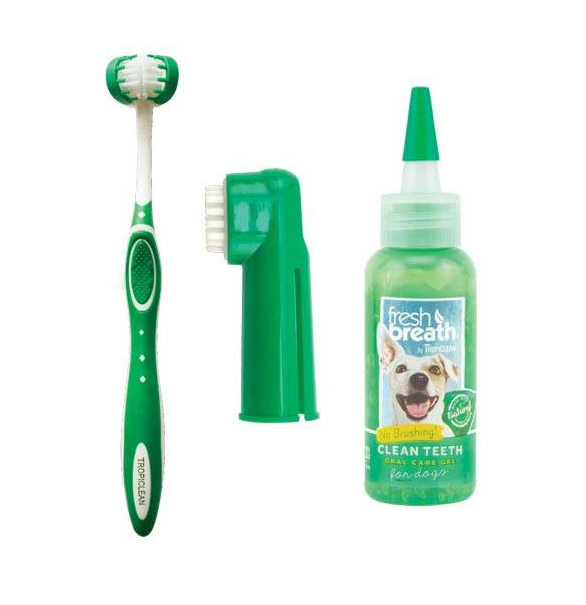 Набір для чищення зубів для собак Tropiclean Fresh Breath Oral Care Kit Large 59 мл 001299 - зображення 2