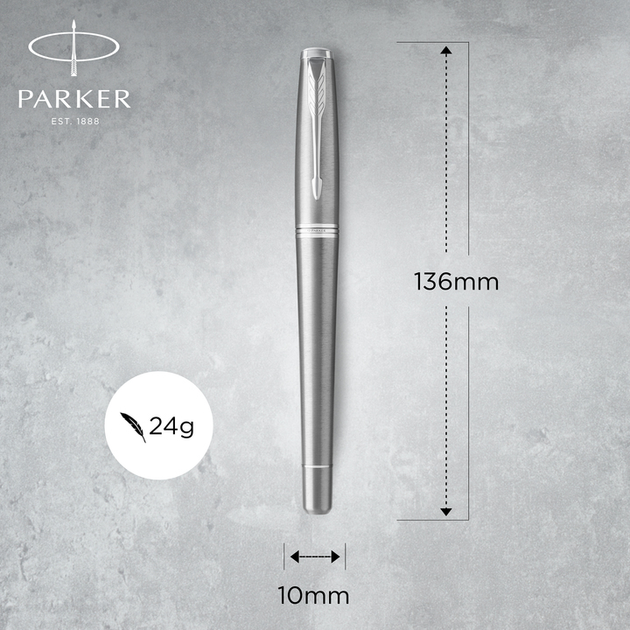 Ручка пір'яна Parker Urban Metro Metallic CT Fountain Pen Синя (3501179316055) - зображення 3