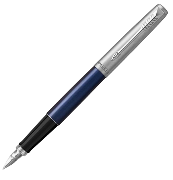 Pióro wieczne Parker Jotter Bond Street Royal Blue Fountain Pen Niebieskie (3026980309503) - obraz 3
