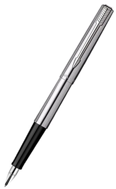 Ручка пір'яна Parker Jotter Bond Street Silver Fountain Pen Синя (3026980309466) - зображення 2