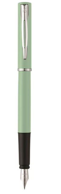 Pióro wieczne Waterman Allure Fountain Pen Pastel Green Chrome Niebieskie (3026981053023) - obraz 2
