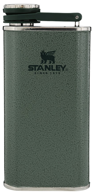 Фляга сталева Stanley Classik Hammertone 0.23 L Зелена (6939236348393) - зображення 1