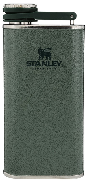 Piersiowka stalowa Stanley Classik Hammertone 0.23 L Zielona (6939236348393) - obraz 1