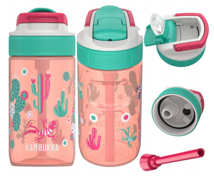 Butelka na wodę Kambukka Lagoon Cactus Gekko 400 ml (5407005142950) - obraz 6