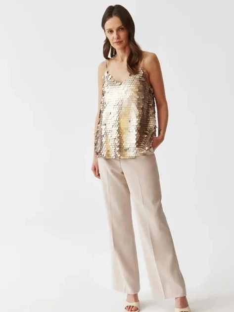 Топ жіночий Tatuum Topi T2406.055B-111 44 Бежевий (5900142325540) - зображення 3